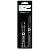 Blackliner brush marker + refill 200508