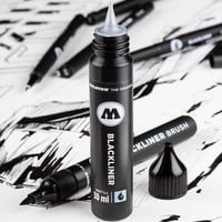 Blackliner brush marker + refill 200508