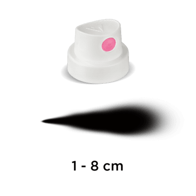 cap 100 bag white/pink fat cap 9005-100