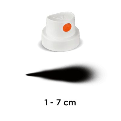 cap 10 bag white/orange silent fat cap 9006-10