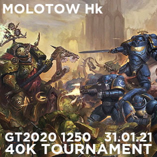Molotow Hk 40K GT2020 01.21 1250pts Tournament