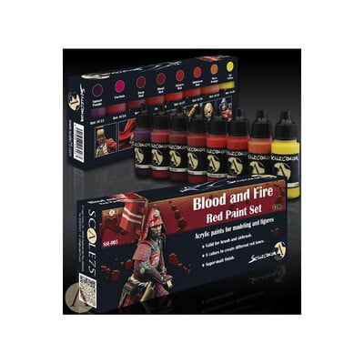 SSE 005 BLOOD AND FIRE RED PAINT SET