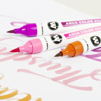 Aqua color brush Basic Set 2  - 12 markers 200492